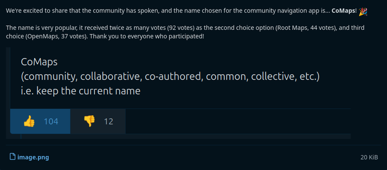CooMaps survey results