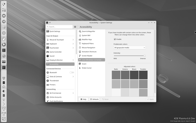 monochrome-mode