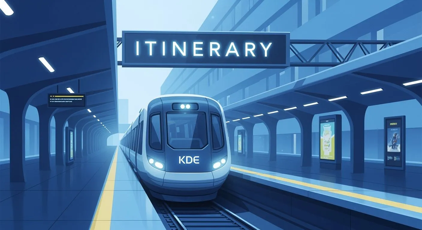 KDE Itinerary