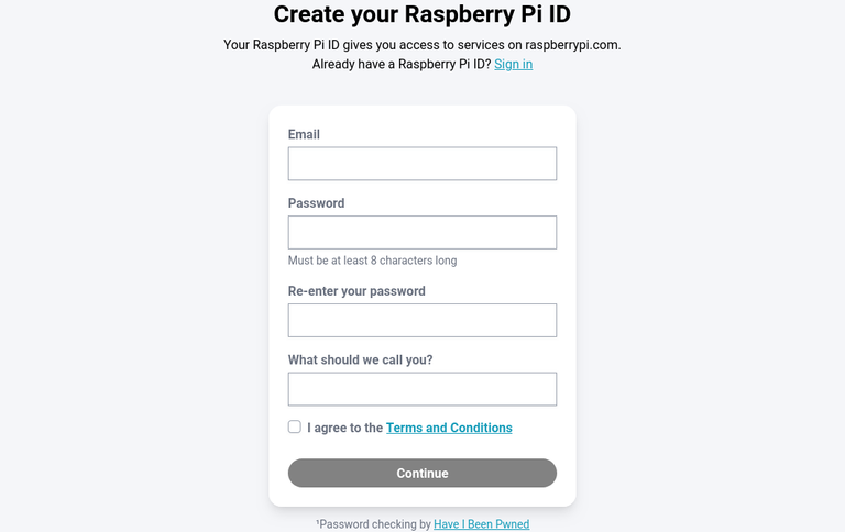 Raspberry Pi ID