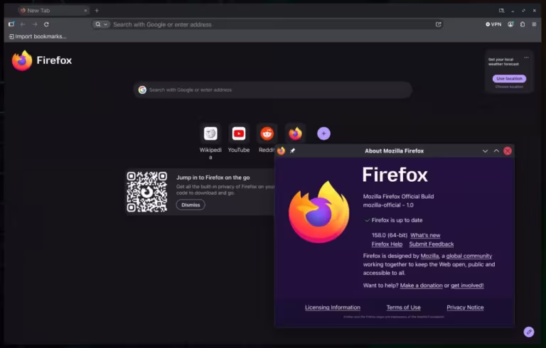 Mozilla Firefox 158