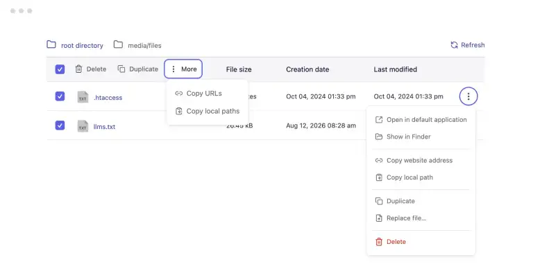 Dateimanager - jetzt noch mächtiger