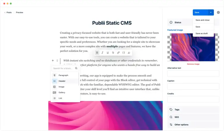 Publi CMS