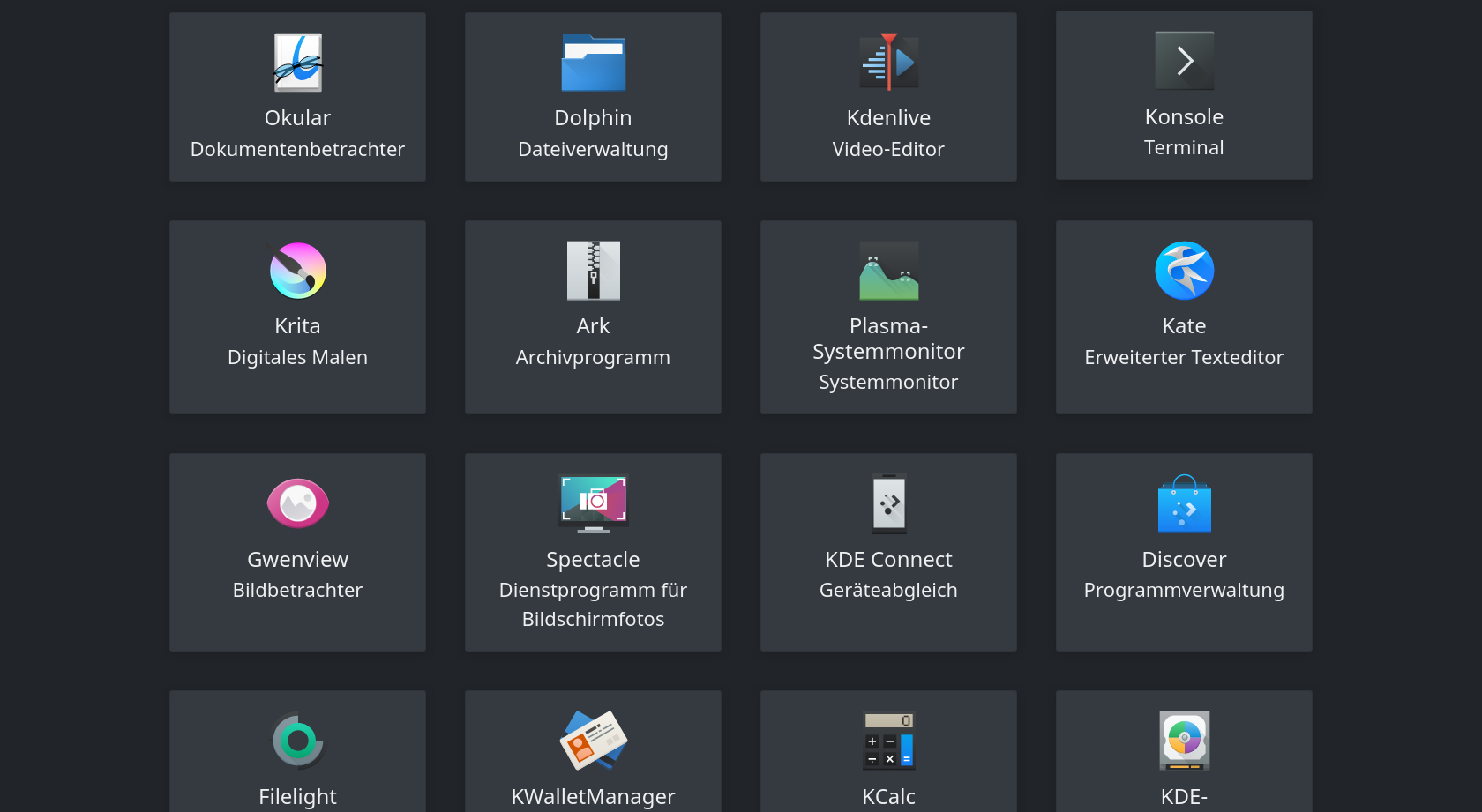 KDE Apps