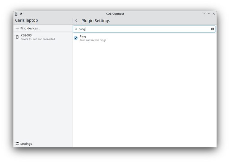 KDE Connect Plugins