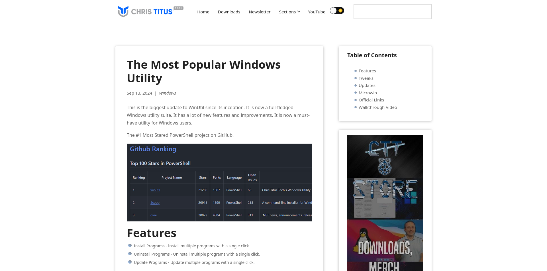 WinUtil & MicroWin - von Chris Titus