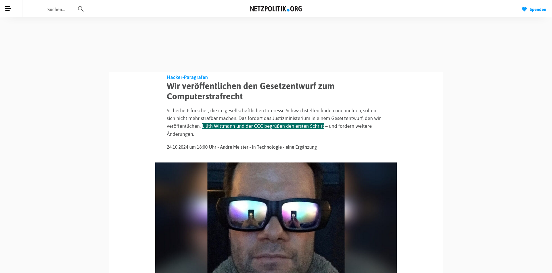 Hackerparagrafengesetzesentwurf