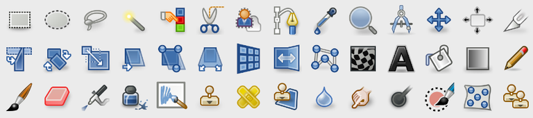  Scaled Legacy Icon Theme Tool Icons by Denis Rangelov (CC by-sa 4.0) 