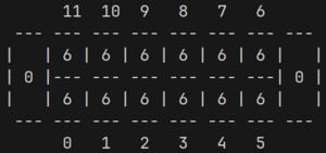 mage of text user interface for Bohnenspiel (Courtesy of João Gouveia, CC BY-SA 4.0)