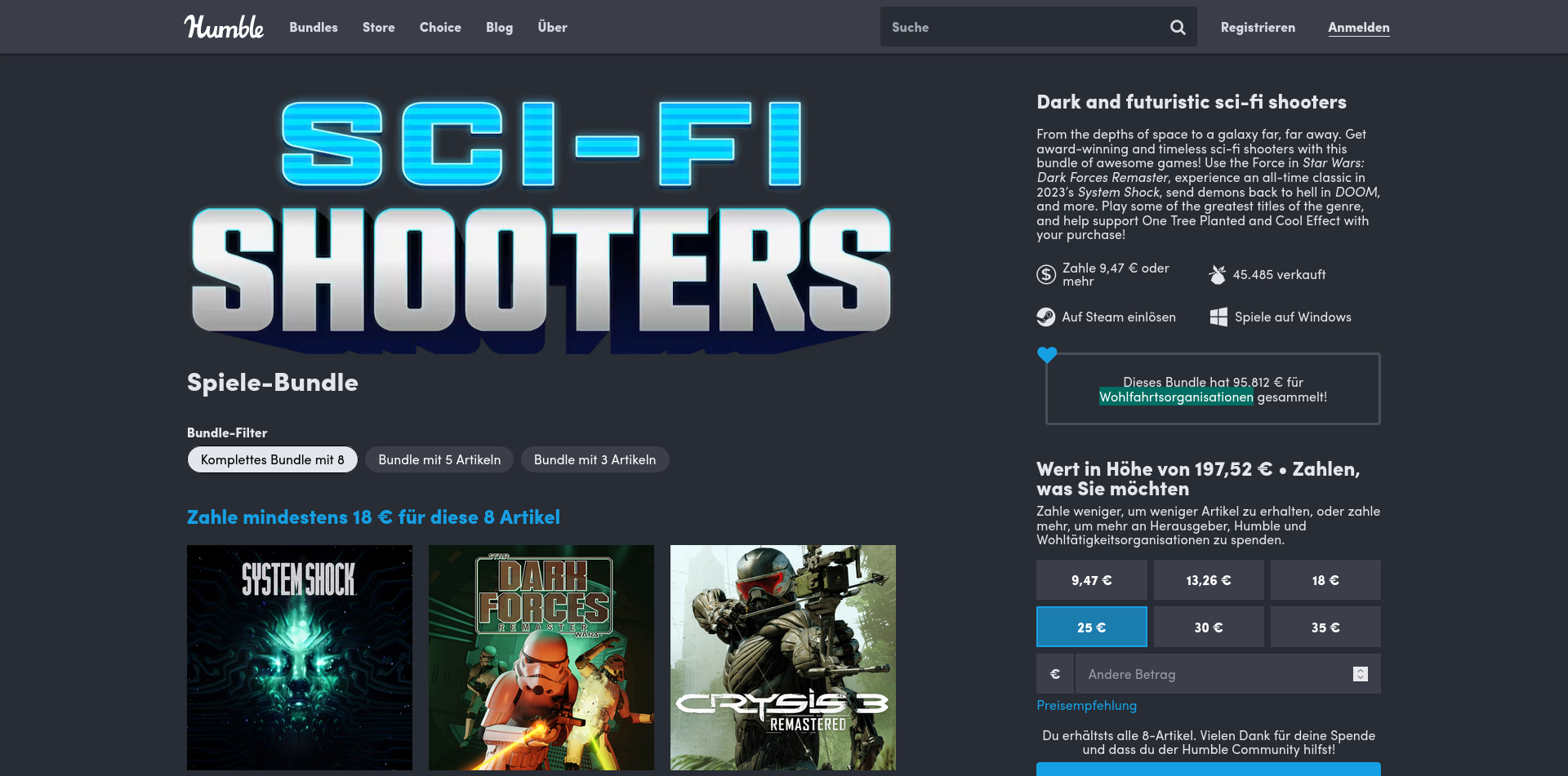 HumbleBundle: Sci-Fi Shooters