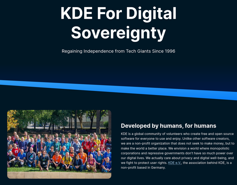 KDE for Digital Sovereignty